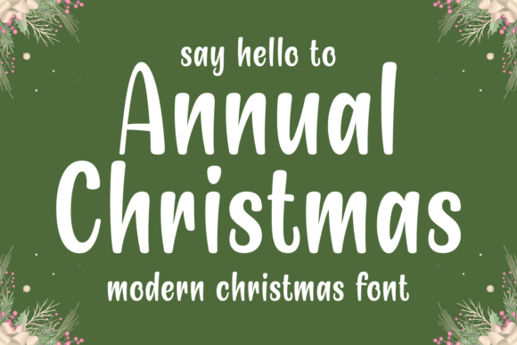 Annual Christmas: Festive Typography Made Simple