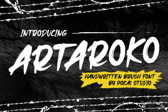 Artaroko: The Bold Handwritten Brush Font for Urban Creativity
