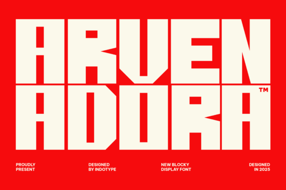 Arvenadora: A Bold Typeface for Impactful Design