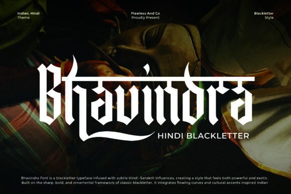 Bhavindra: A Bold Fusion of Tradition and Typography