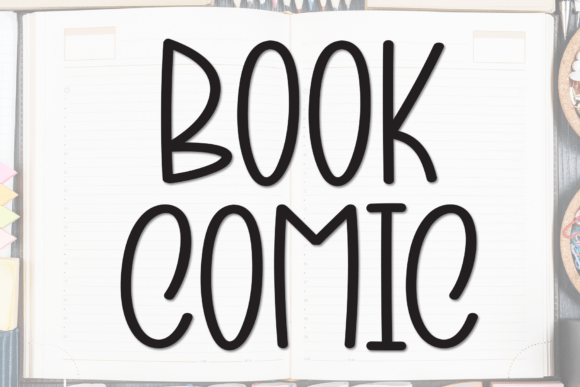 Book Comic: A Friendly Font for Modern Design Needs