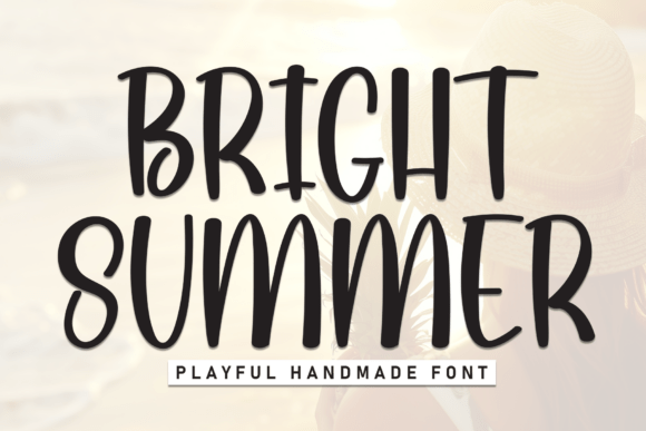 Bright Summer: A Cheerful Handmade Font for Every Project