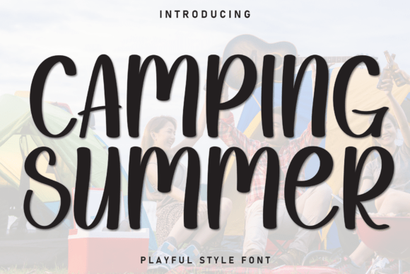 Camping Summer: A Strategic Typography Choice for Modern Design Goals