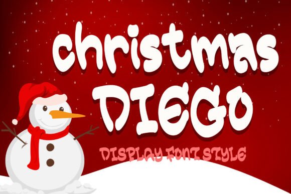 Christmas Diego: The Perfect Typeface for Festive Designs