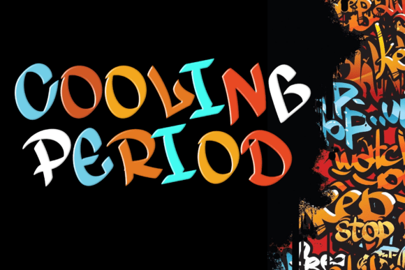 Cooling Period Font: A Soft and Versatile Choice for Creative Design