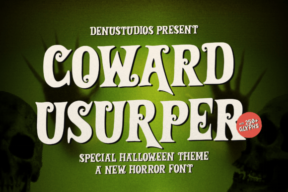 Coward Usurper: A Vintage Horror Font for Modern Design Projects