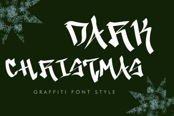 Dark Christmas: A Bold Typeface for Modern Creative Expression