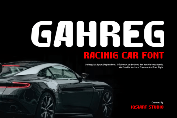 Gahreg: A Bold Typeface for Dynamic Design Projects