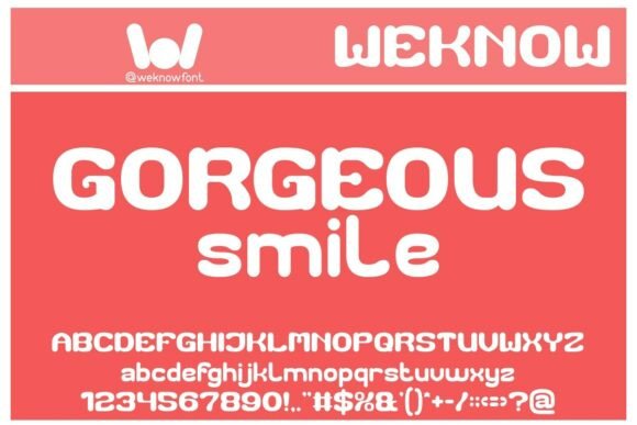 Gorgeous Smile: The Typeface Redefining Playful Sophistication in Modern Design
