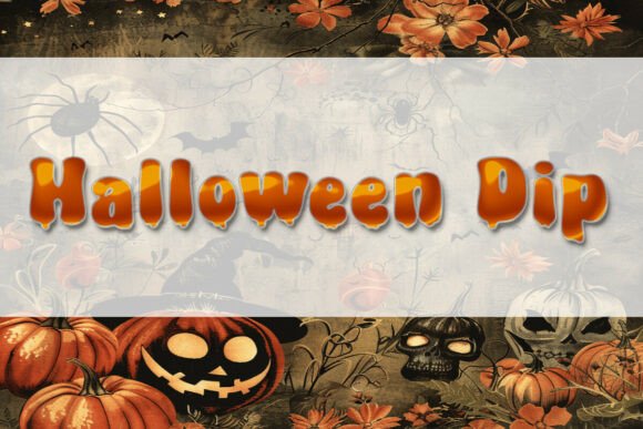 Halloween Dip Font: A Creative Powerhouse for Designers