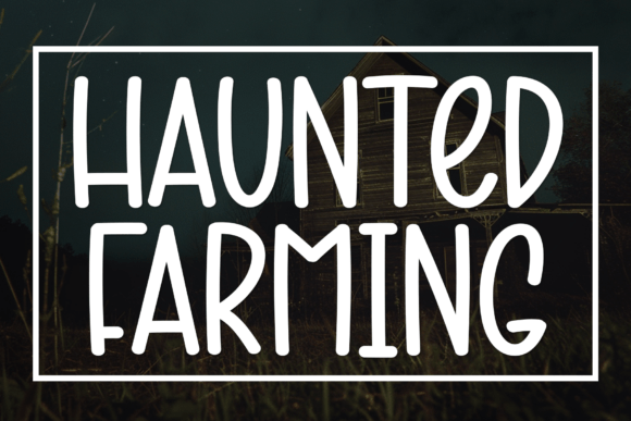 Haunted Farming: A Playful Font for Creative Projects