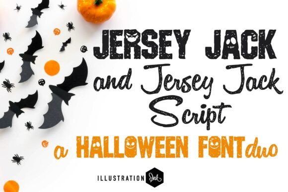 Jersey Jack Duo: A Dynamic Font Combination for Creative Expression