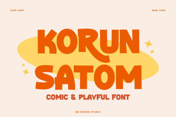 Korun Satom: A Playful Font for Modern Design Projects
