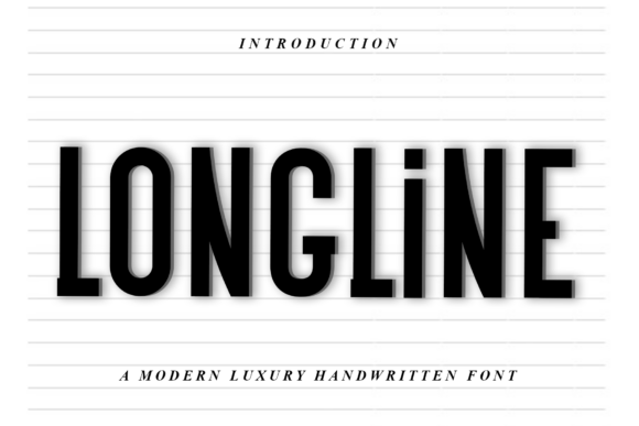 Longline: A Festive Font for Magical Holiday Designs
