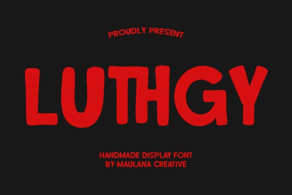 Meet Luthgy: The Handmade Display Font That Brings Personality to Every Design