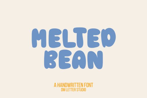 Melted Bean: A Playful Font for Creative Designs