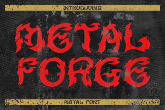 Metal Forge: Typography That Commands Attention