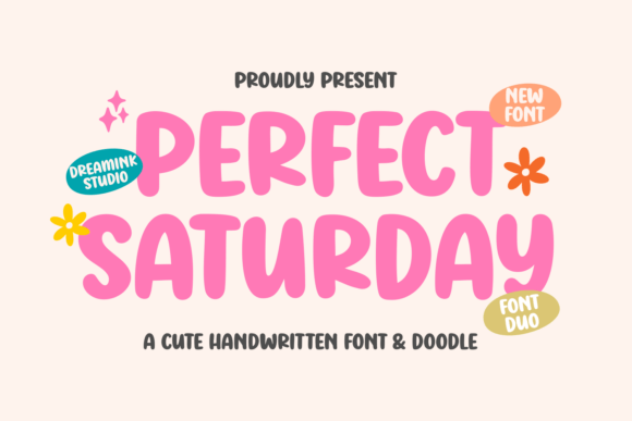 Perfect Saturday: A Playful Font Duo for Creative Projects