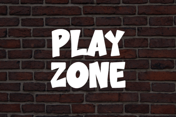 Play Zone: A Bold Font for a Dynamic Creative Landscape