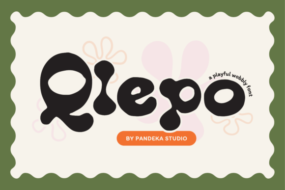 Qlepo: The Retro Psychedelic Font That Adds Fun to Any Design Project