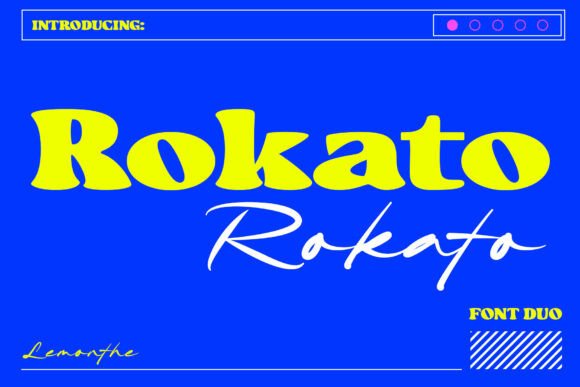 Rokato: A Dynamic Font Duo for Modern Design Projects