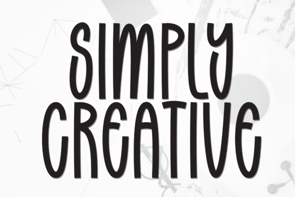 Simply Creative: A Fresh Font for Modern Design Projects