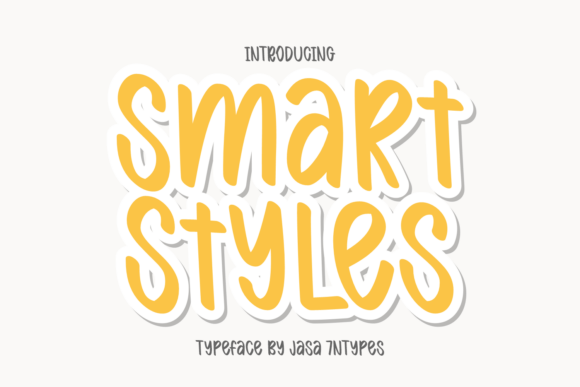 Smart Styles: A Playful Handwritten Typeface for Modern Design Projects