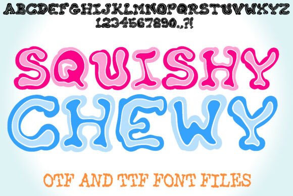 Squishy Chewy Font: A Playful Typeface for Creative Design Projects