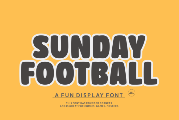 Sunday Football: A Fresh Typeface for Playful Design Projects