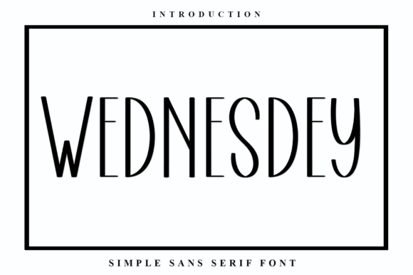 Wednesdey: A Festive Typeface for Holiday Magic